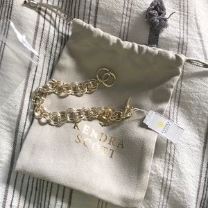 Kendra Scott Double link toggle bracelet in gold